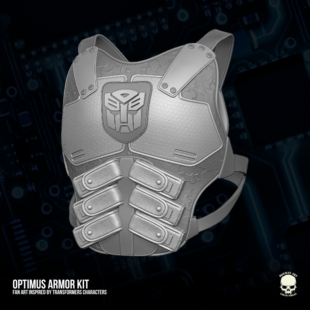 Optimus Armor Fan Art STL Files For Action Figures 3D print model_14