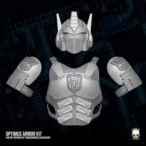 Optimus Armor Fan Art STL Files For Action Figures 3D print model