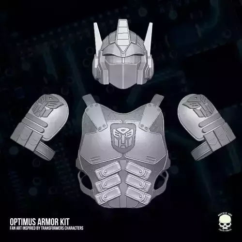 Optimus Armor Fan Art STL Files For Action Figures