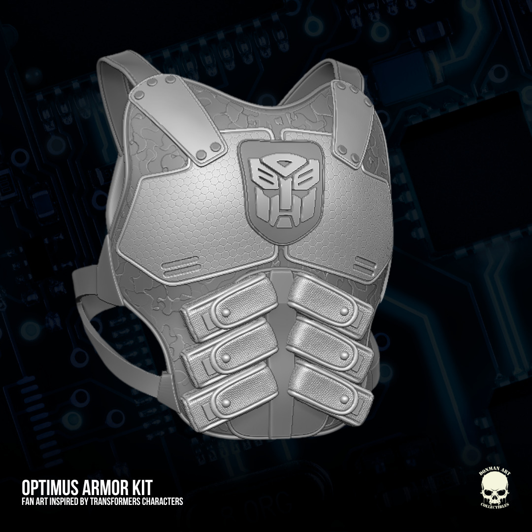 Optimus Armor Fan Art STL Files For Action Figures 3D print model_20