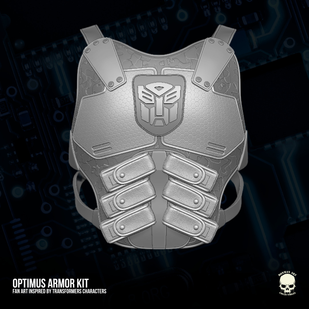 Optimus Armor Fan Art STL Files For Action Figures 3D print model_30