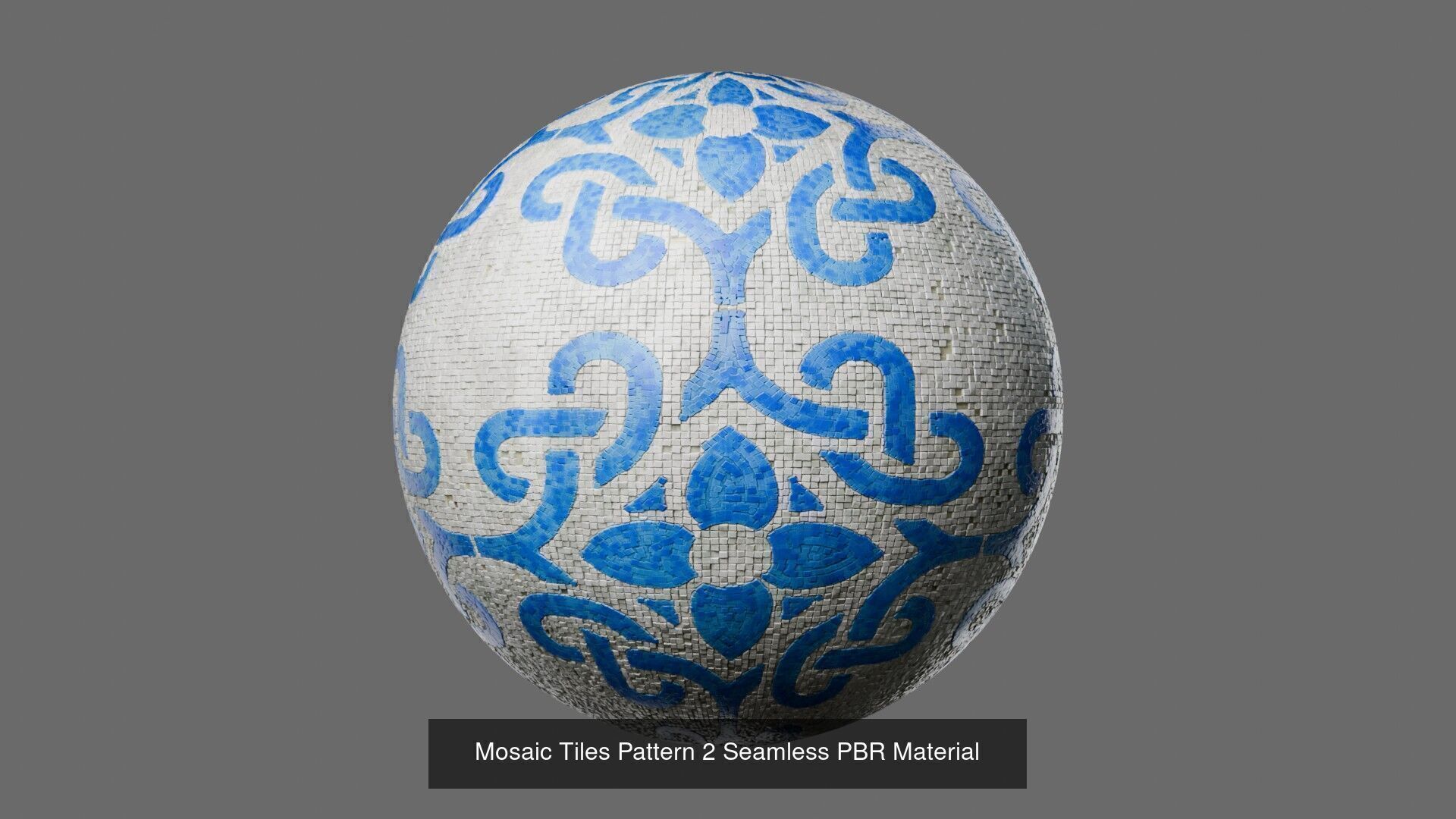 Mosaic Tile Patterns Seamless PBR Materials Texture_2