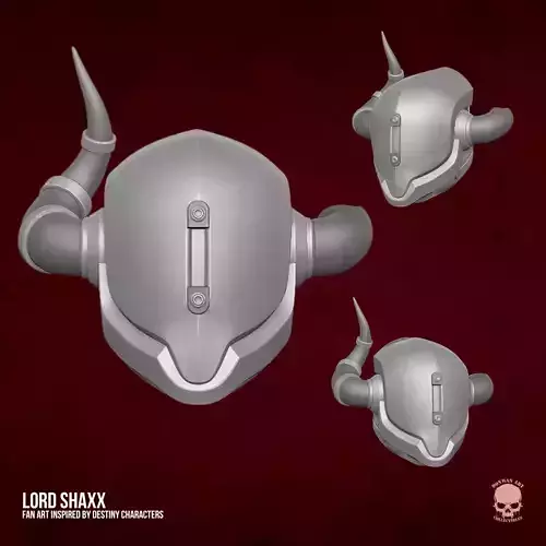 Lord Shaxx Destiny Fan Art STL Files For Action Figures 3D print model