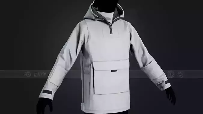 White Anorak Jacket