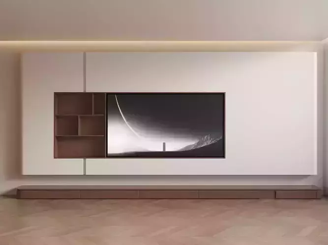 The television background wall