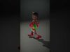 Animated Boxing Kid Model Rigged and Ready for Games Low-poly 3D model_2
