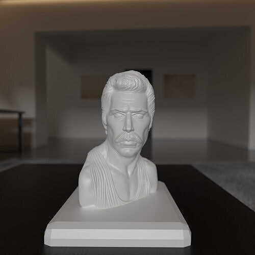 Busto  Freddie Mercury 3D print model