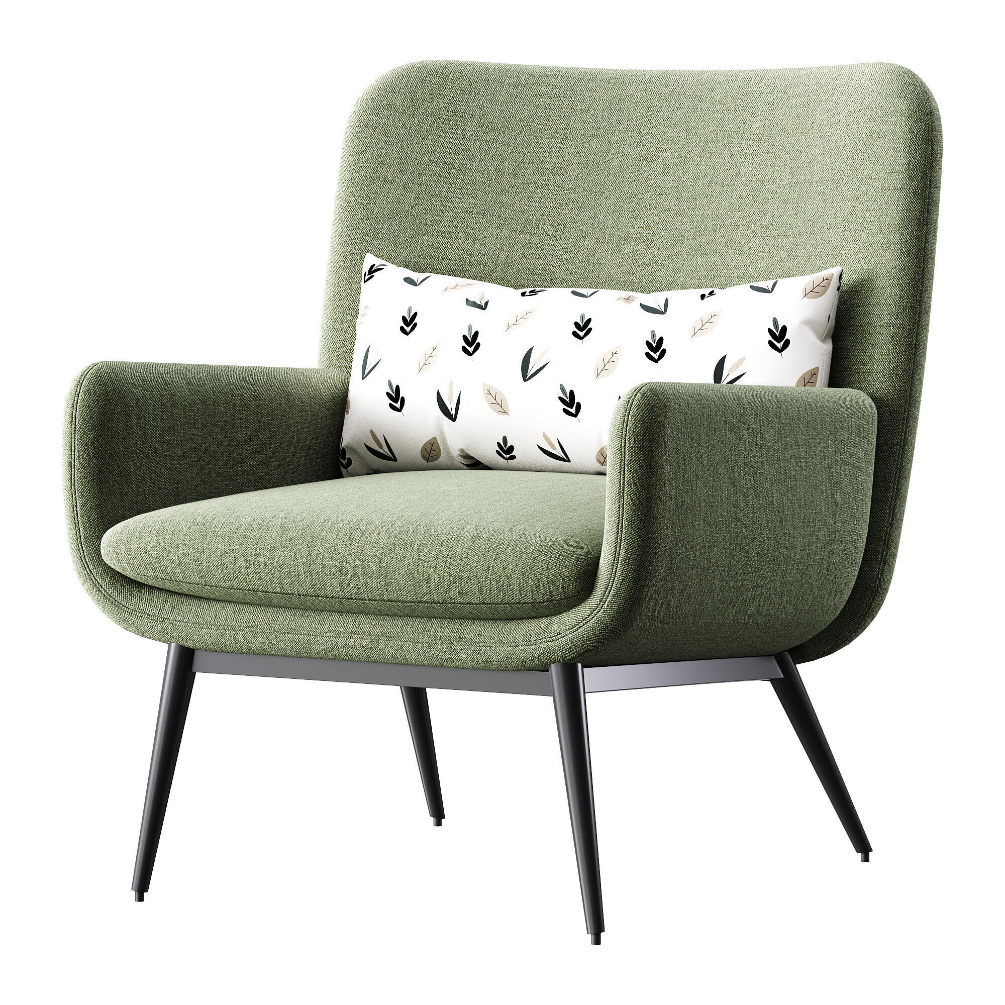 Cammy Armchair 3D model_8