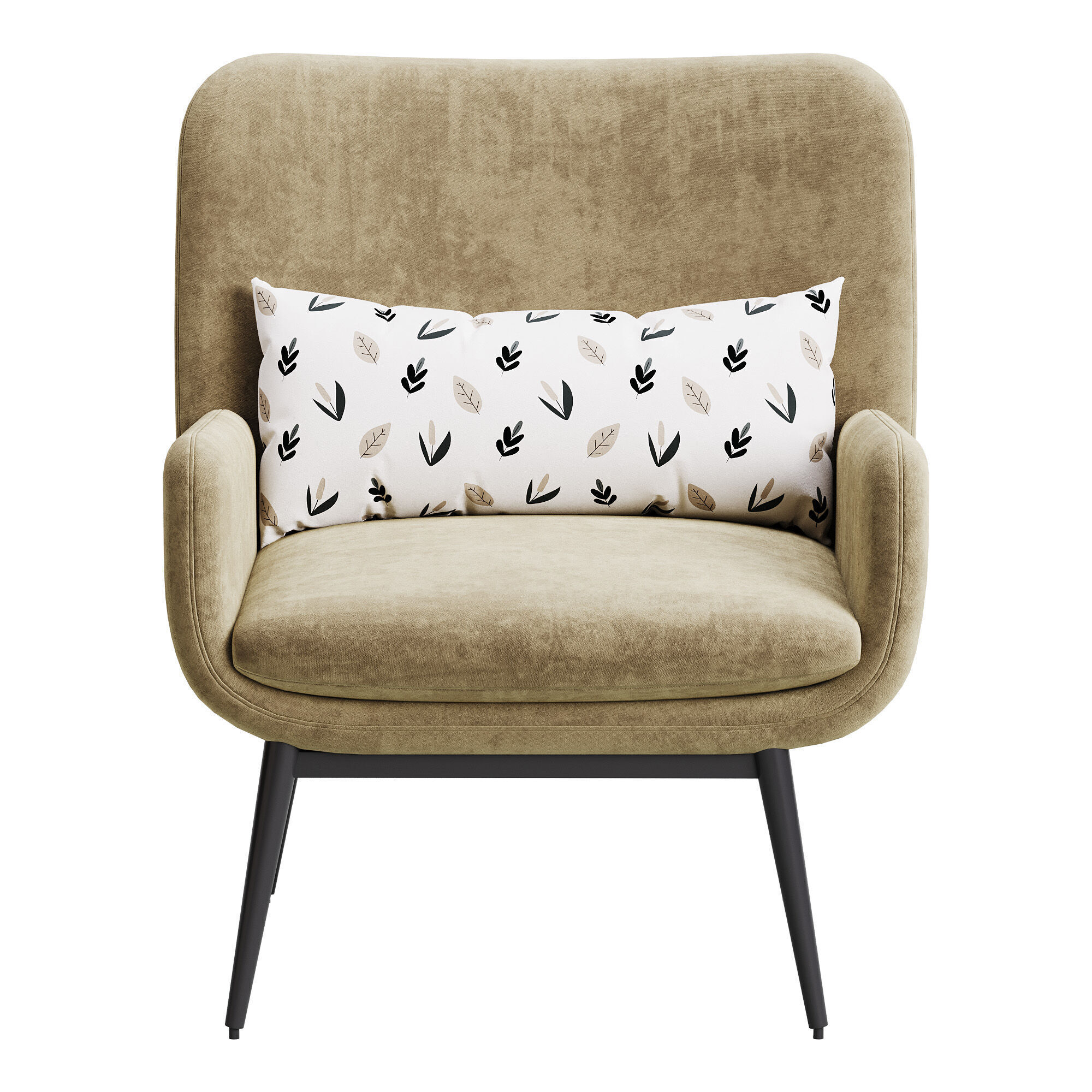 Cammy Armchair 3D model_3