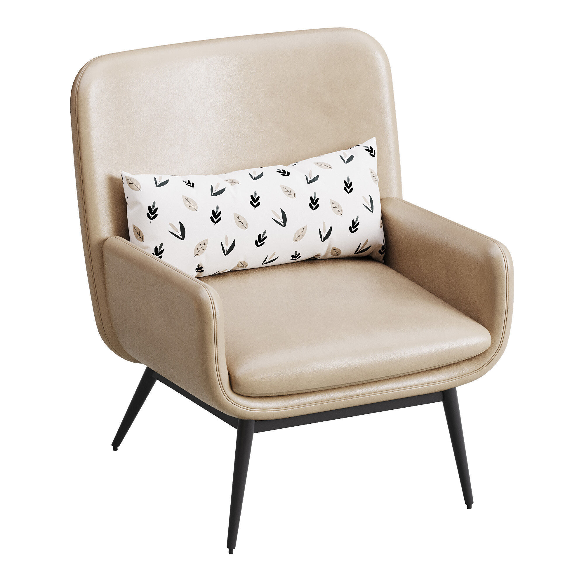 Cammy Armchair 3D model_7