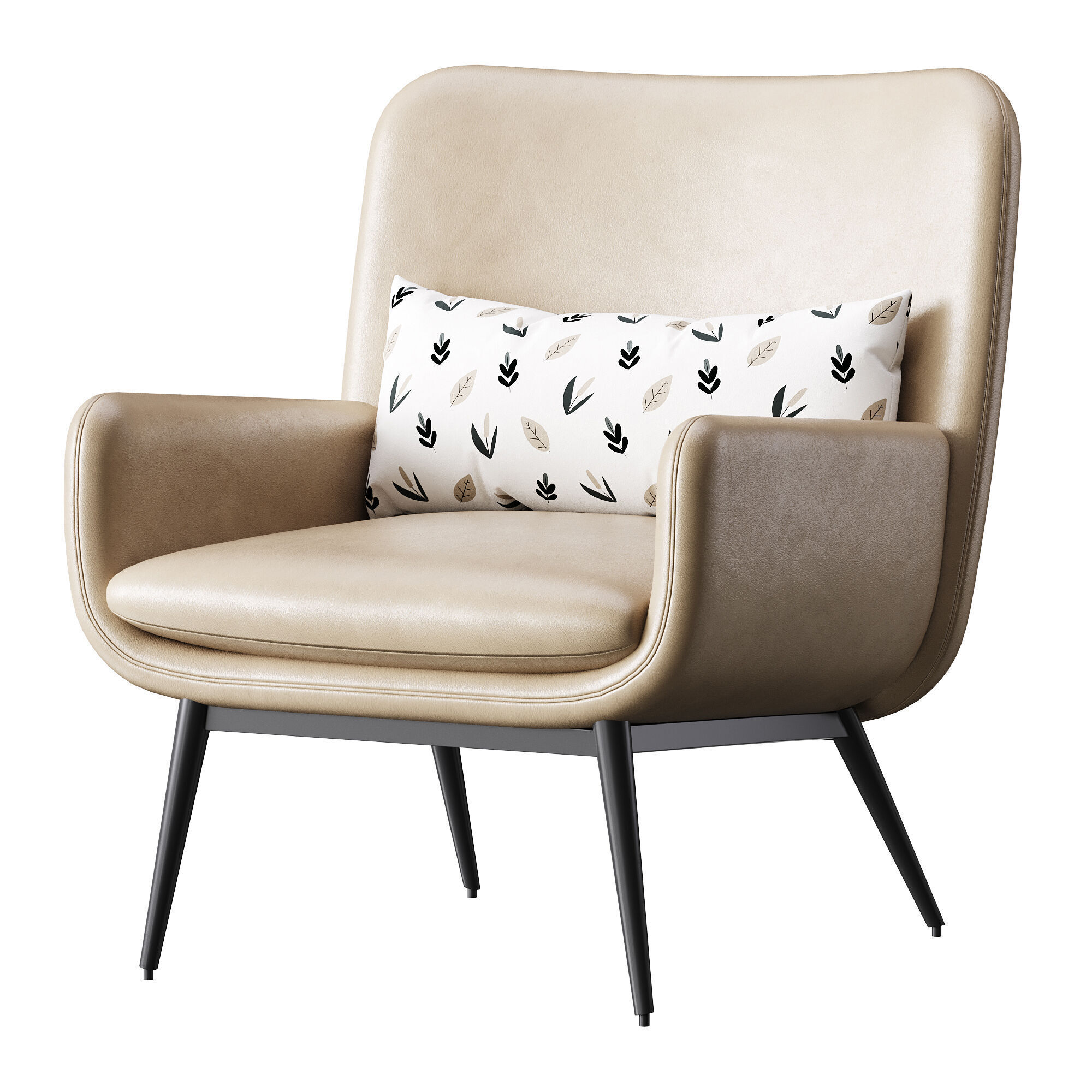 Cammy Armchair 3D model_10