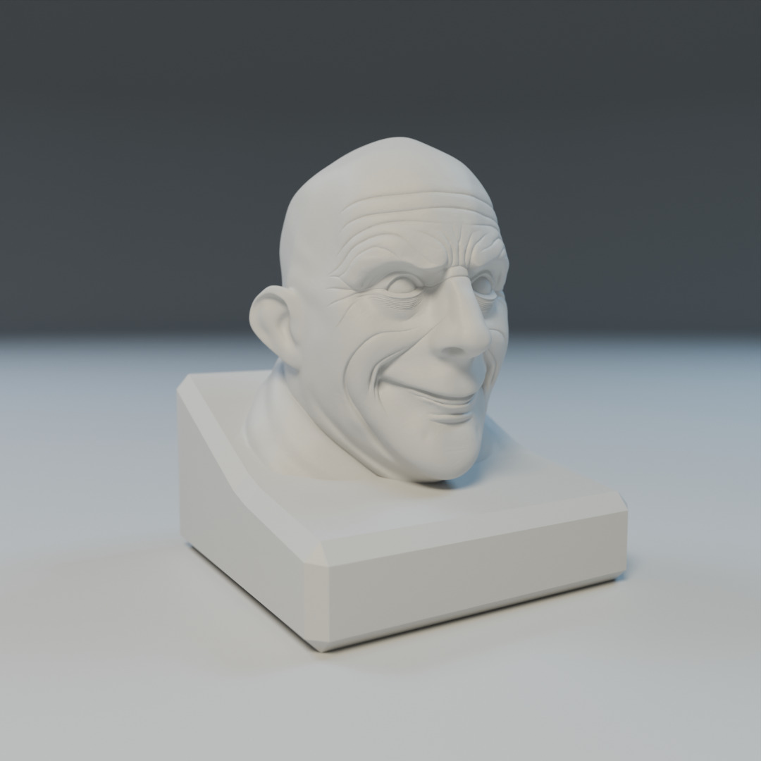Uncle Fester - Tio Chico 3D print model_6
