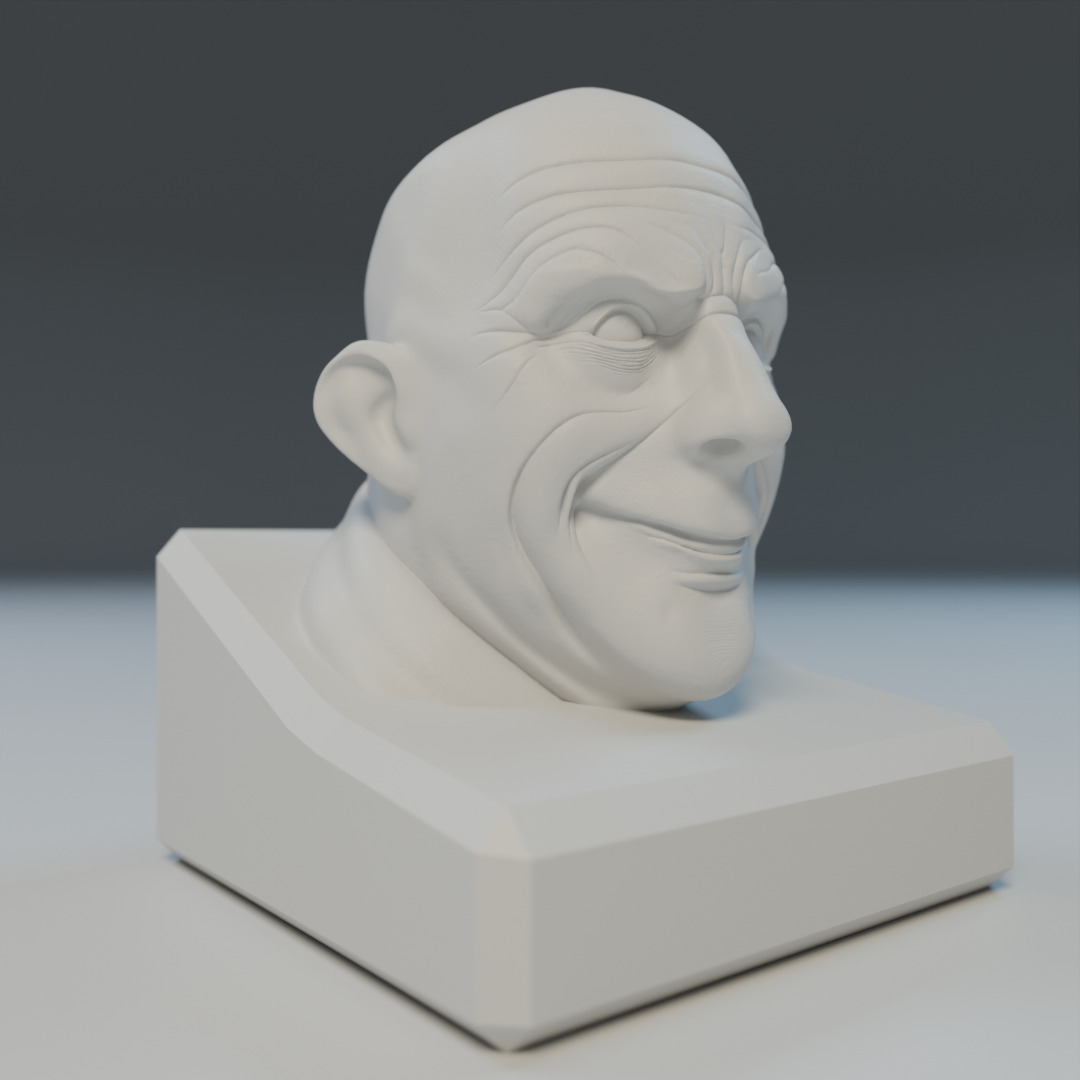 Uncle Fester - Tio Chico 3D print model_2
