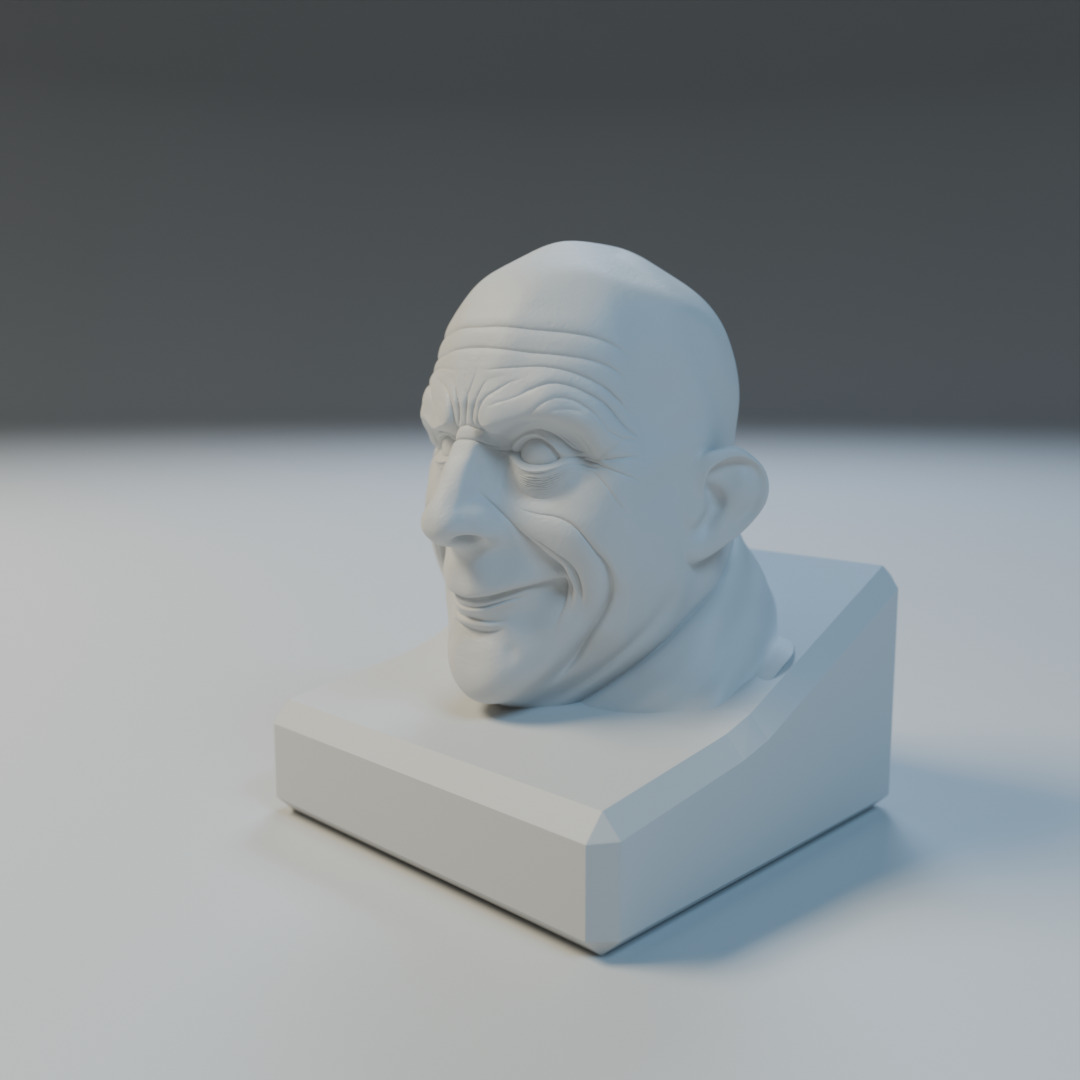 Uncle Fester - Tio Chico 3D print model_7