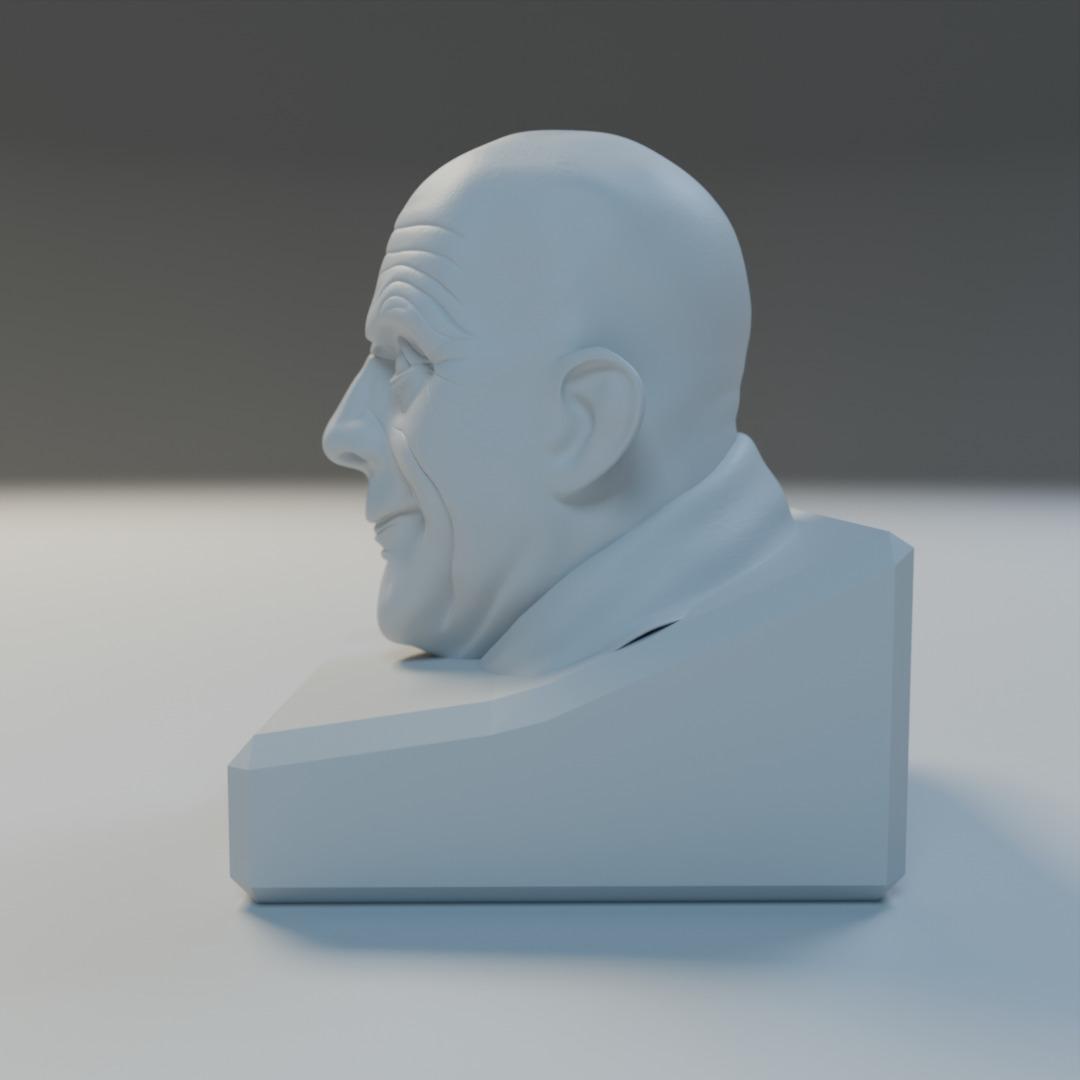Uncle Fester - Tio Chico 3D print model_3