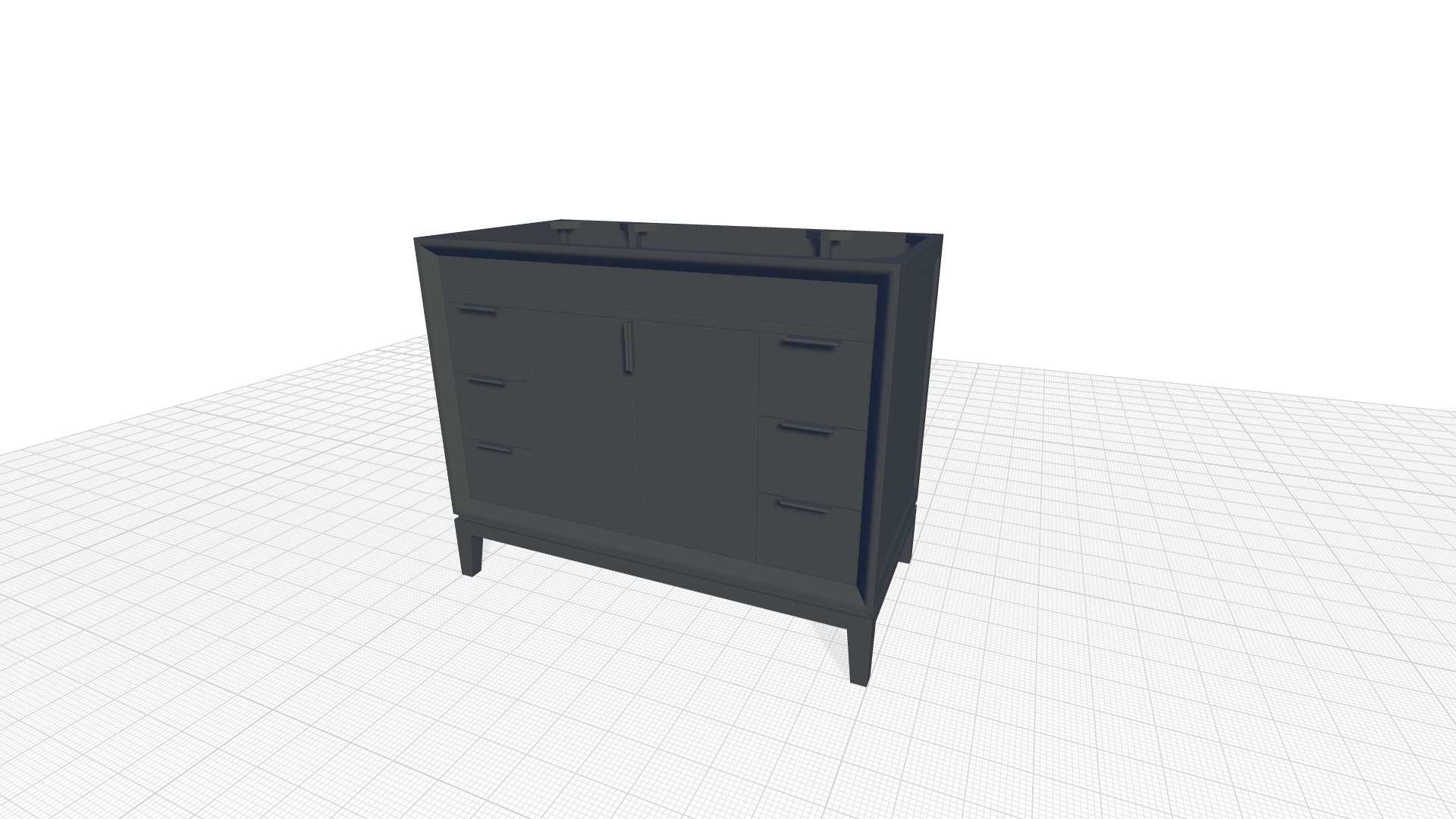 Ostro Bathroom Vanity  3D model_3