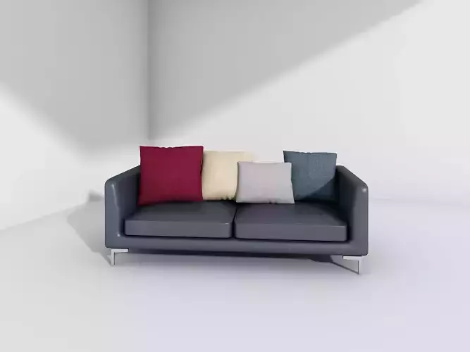 I-shaped sofa 3D print model