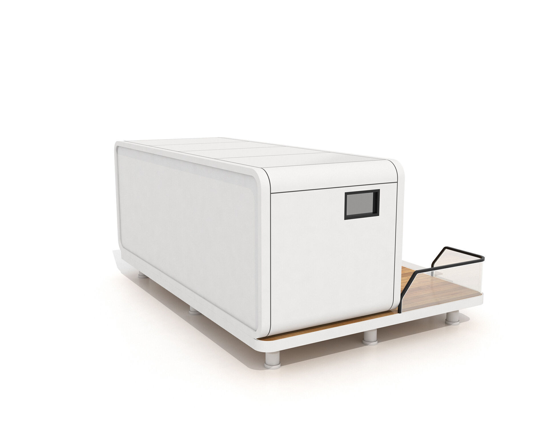 Space Cabin Homestay 3D model_9