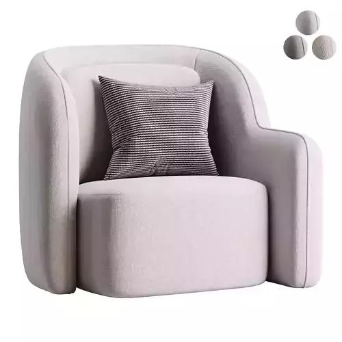 Chair Barrier Right 3D model