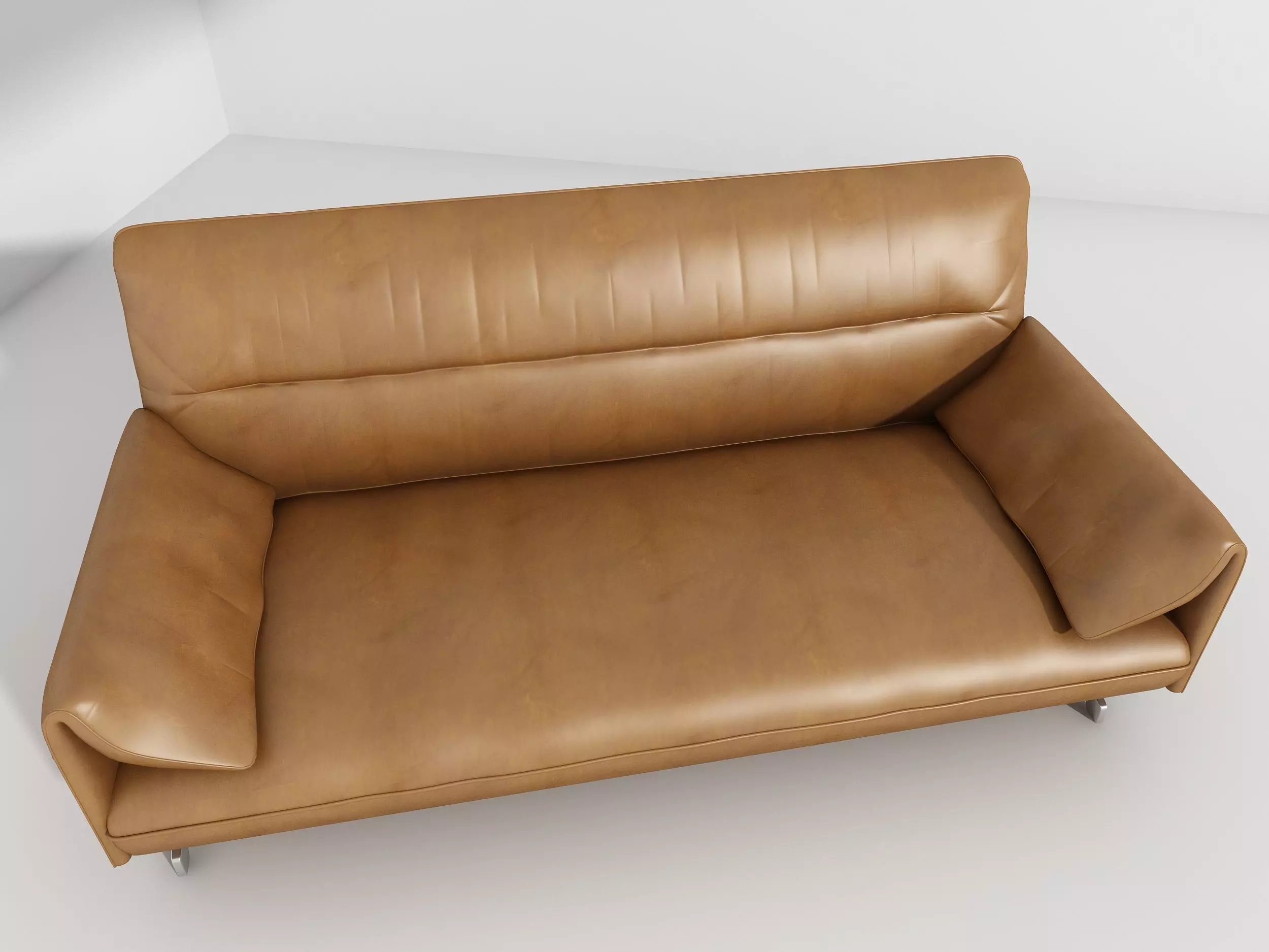  Double sofa 3D print model_0