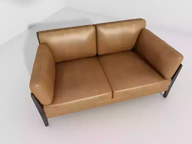  Double sofa 3D print model