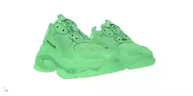 Balenciaga triple s green