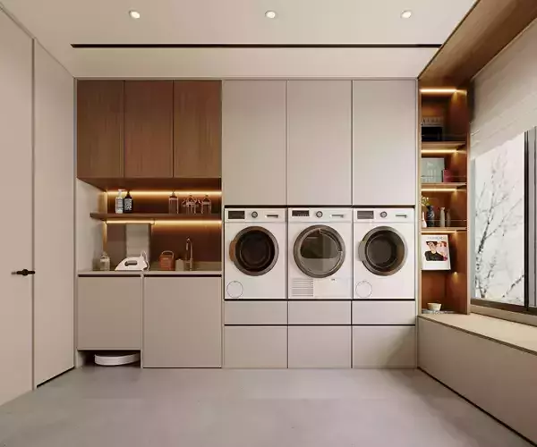 Washing machine room