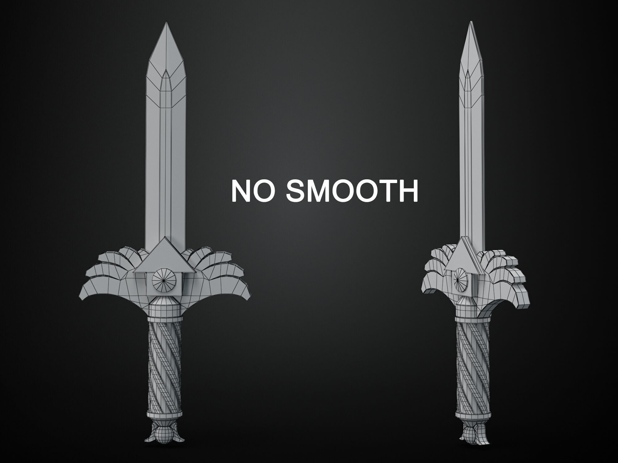 Squid Game season 3 knife and key  3D model_7