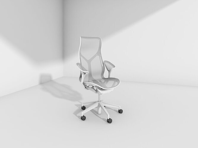 Office swivel chair 3D print model