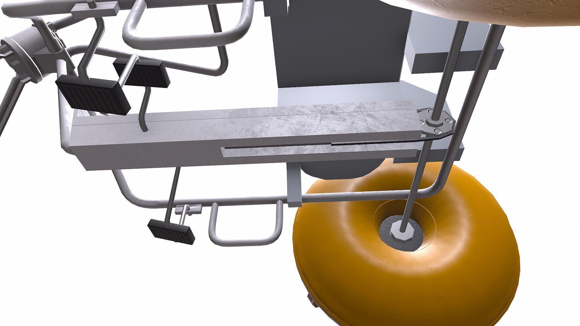 Water Trike Low-poly PBR Low-poly 3D model_53