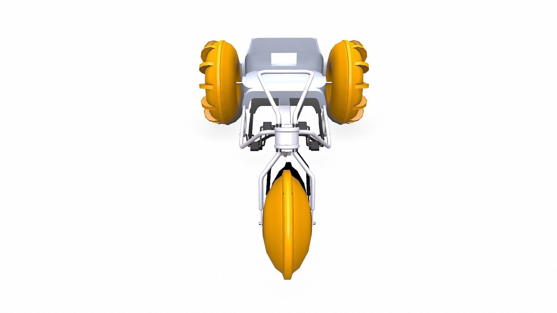 Water Trike Low-poly PBR Low-poly 3D model_39