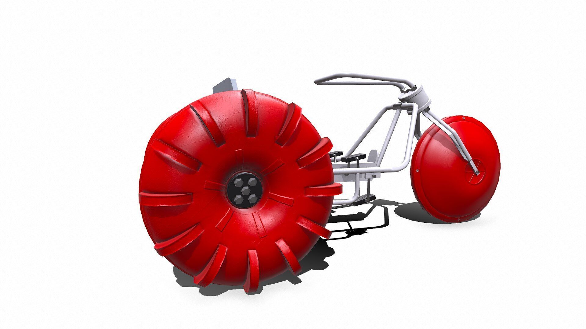 Water Trike Low-poly PBR Low-poly 3D model_26