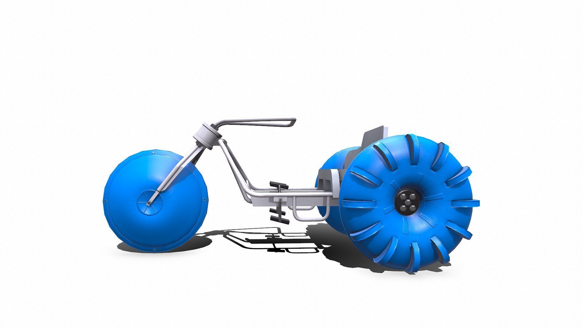 Water Trike Low-poly PBR Low-poly 3D model_7