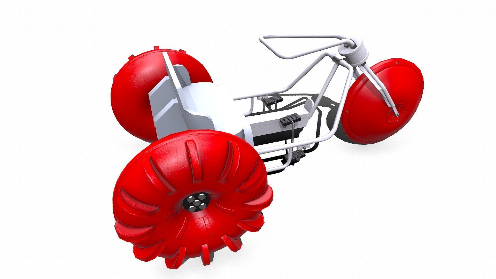 Water Trike Low-poly PBR Low-poly 3D model_29