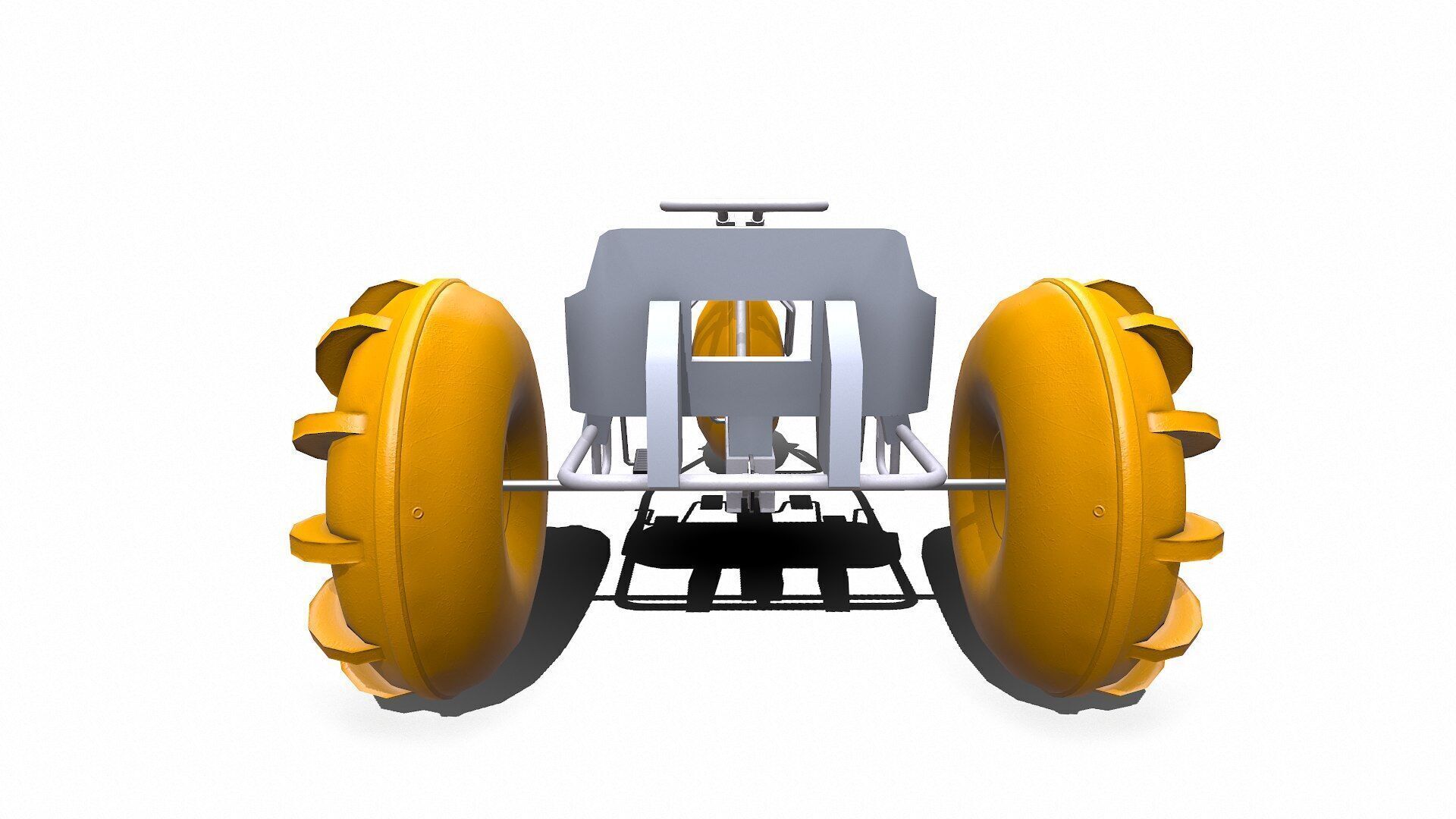 Water Trike Low-poly PBR Low-poly 3D model_21