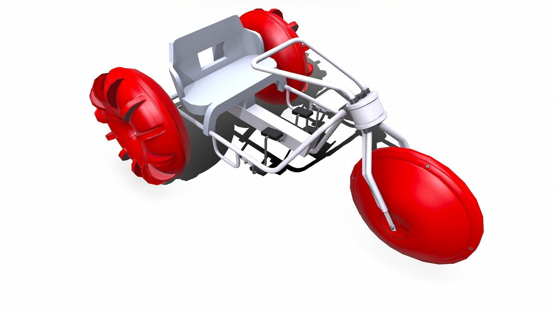Water Trike Low-poly PBR Low-poly 3D model_35