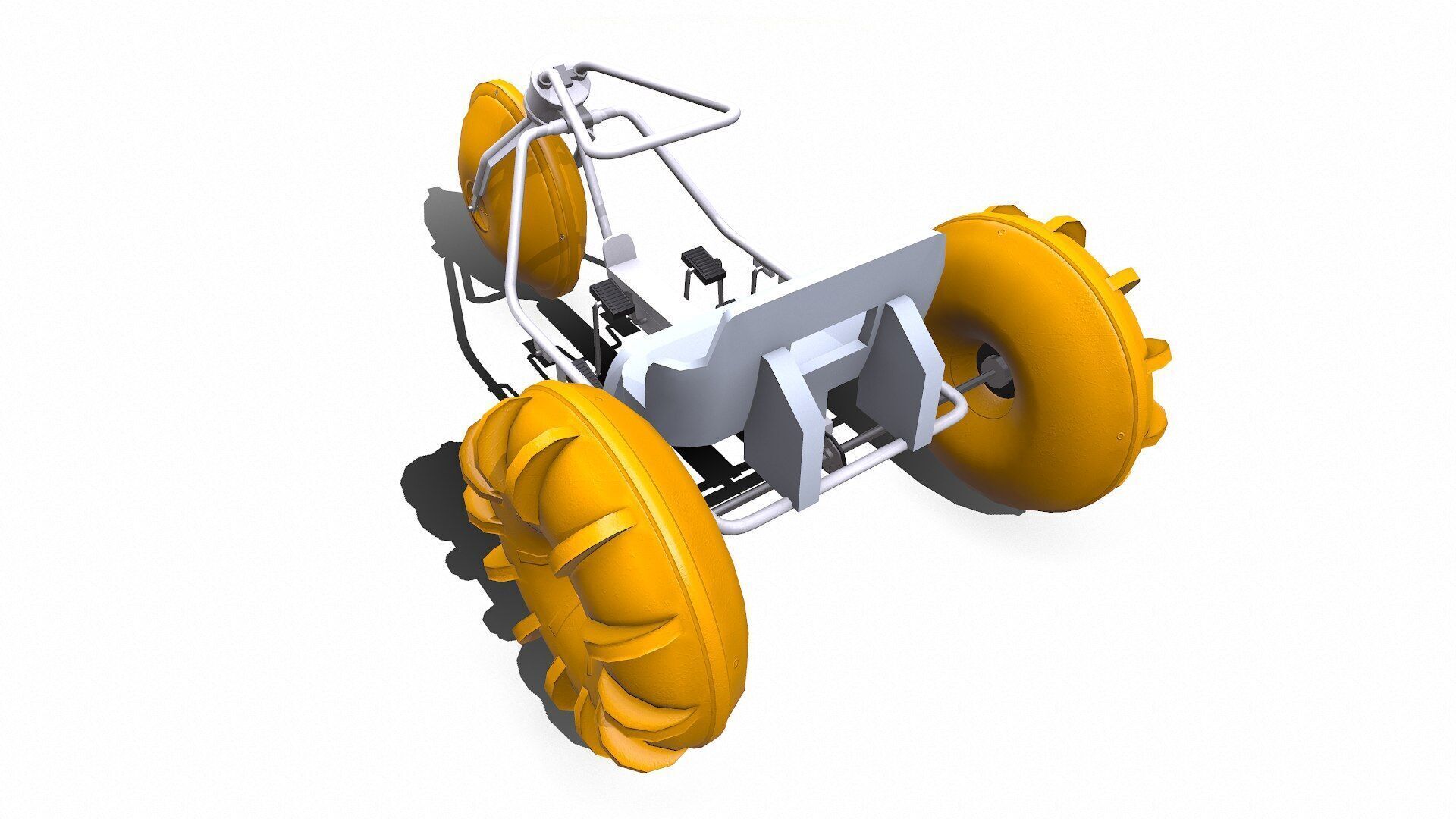 Water Trike Low-poly PBR Low-poly 3D model_18