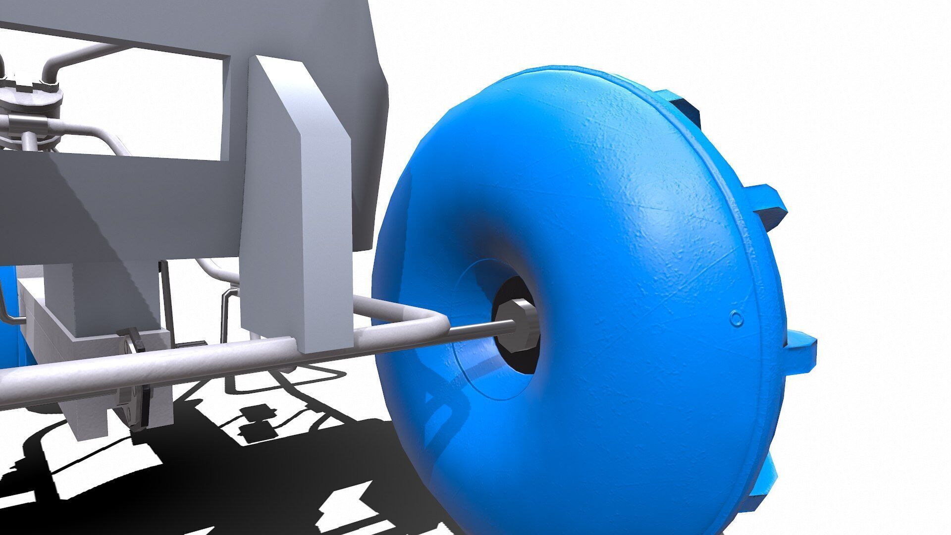 Water Trike Low-poly PBR Low-poly 3D model_43