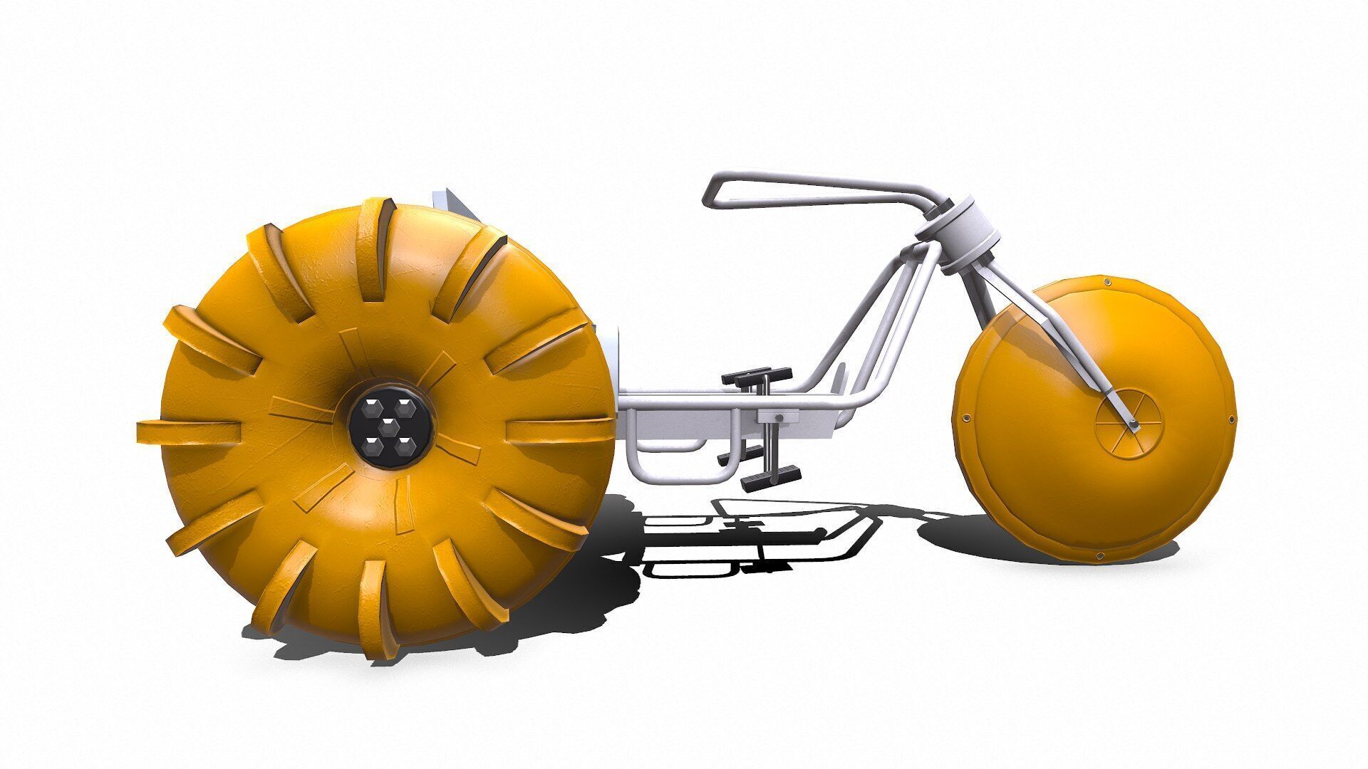 Water Trike Low-poly PBR Low-poly 3D model_33