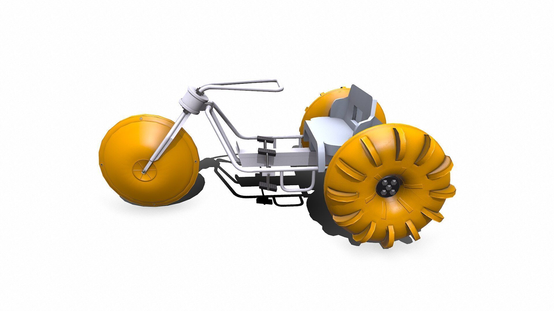 Water Trike Low-poly PBR Low-poly 3D model_6