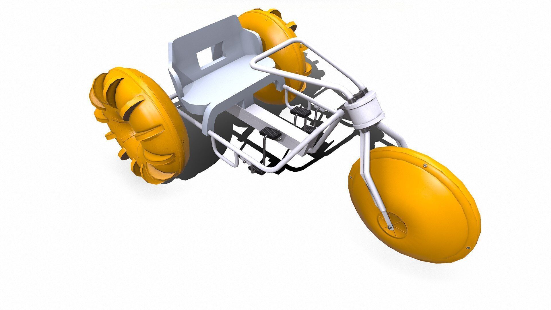 Water Trike Low-poly PBR Low-poly 3D model_36