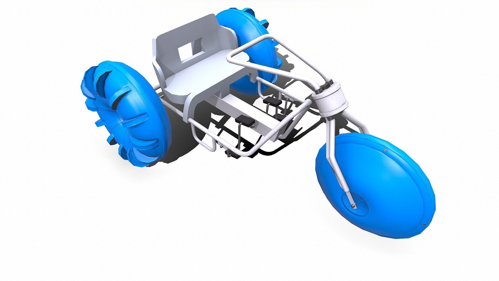 Water Trike Low-poly PBR Low-poly 3D model_34
