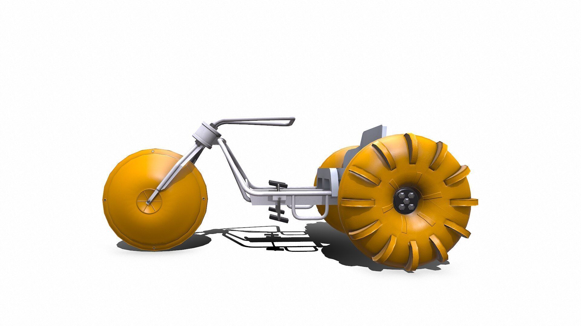Water Trike Low-poly PBR Low-poly 3D model_9