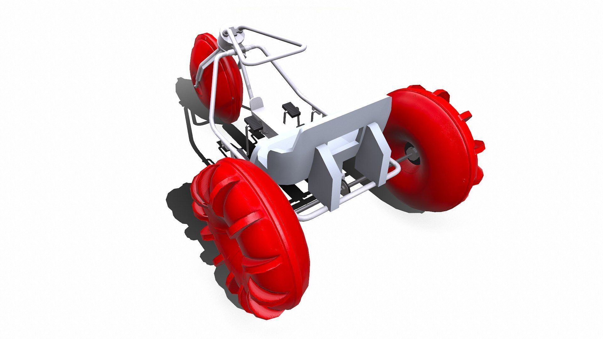 Water Trike Low-poly PBR Low-poly 3D model_17