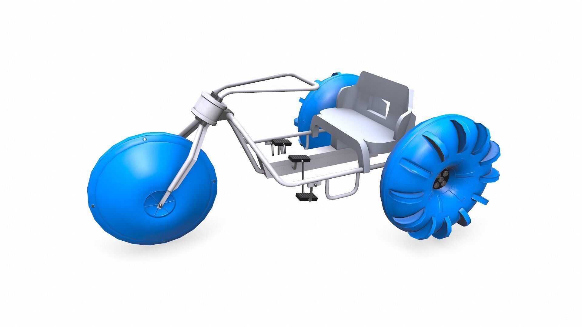 Water Trike Low-poly PBR Low-poly 3D model_1