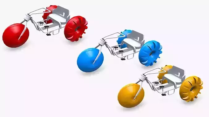 Water Trike Low-poly PBR