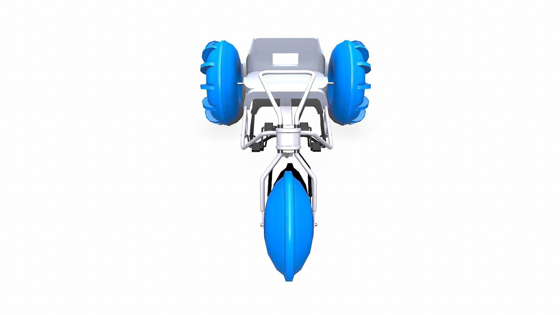 Water Trike Low-poly PBR Low-poly 3D model_37