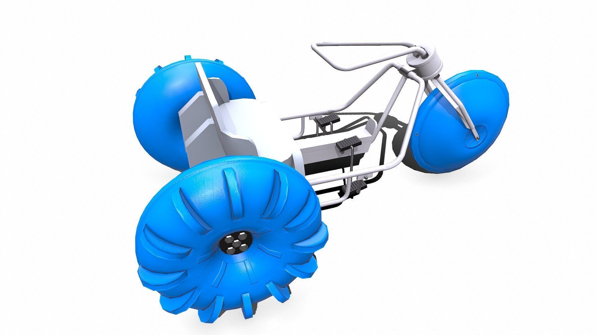 Water Trike Low-poly PBR Low-poly 3D model_28