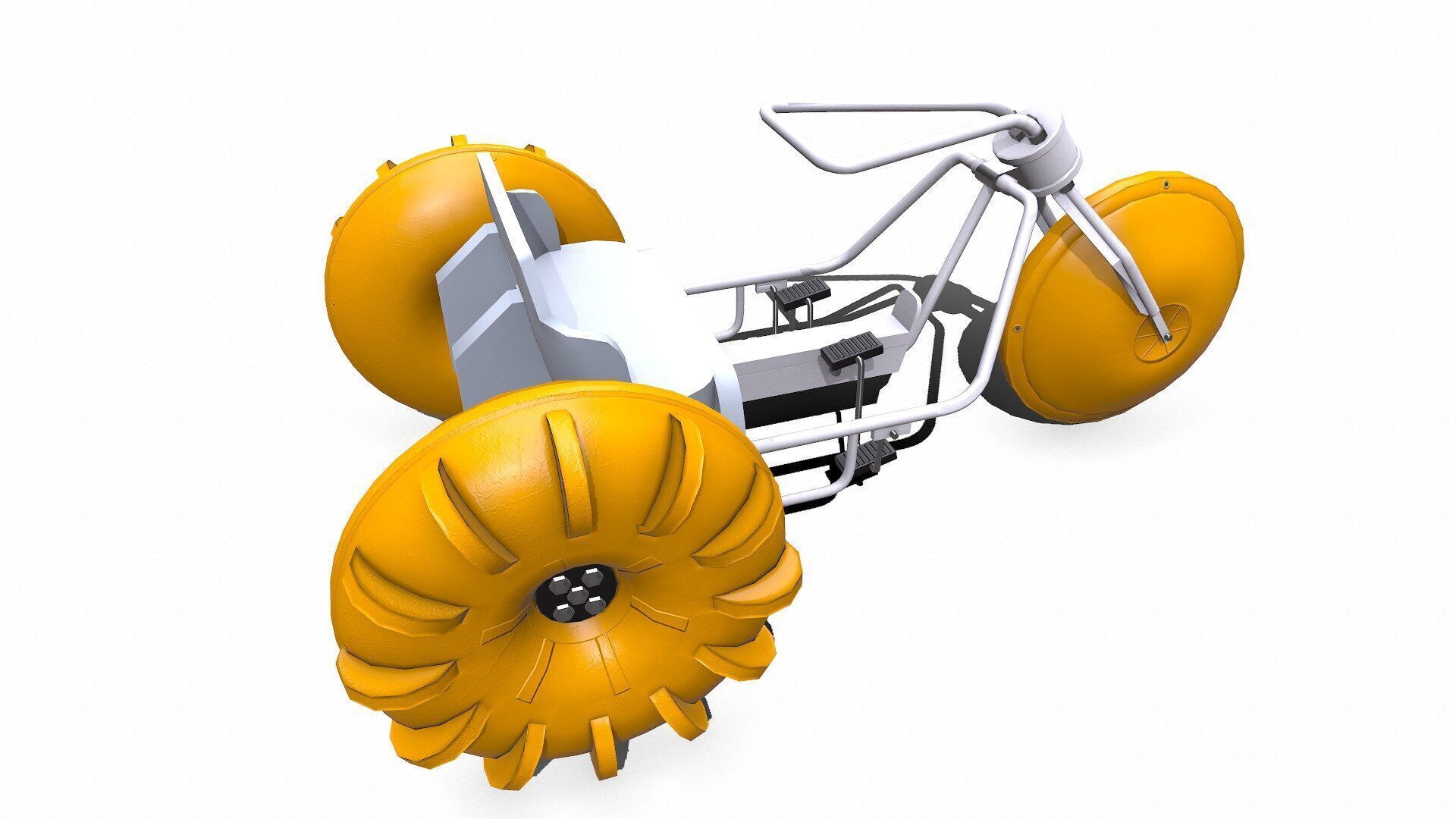 Water Trike Low-poly PBR Low-poly 3D model_30