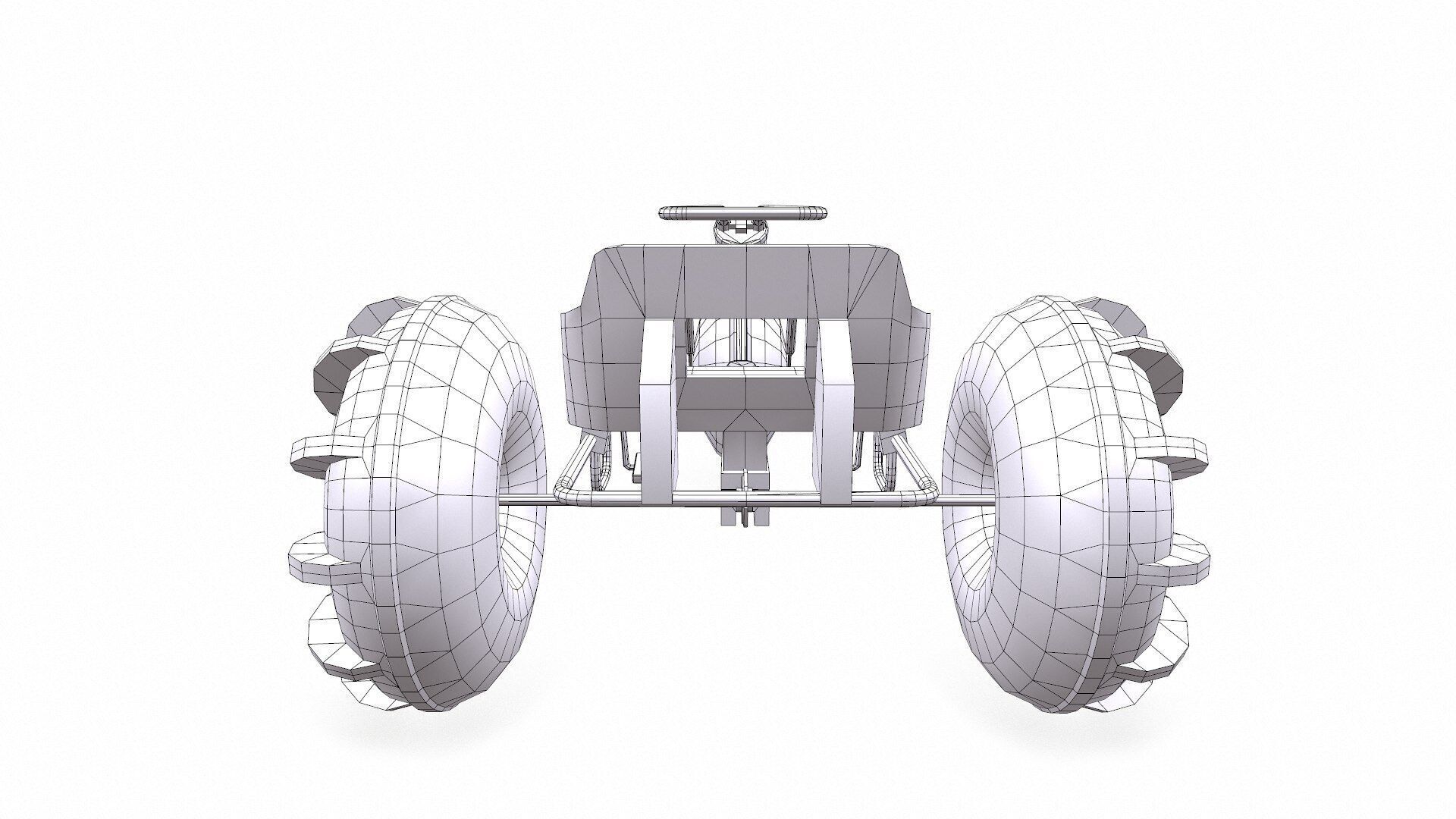 Water Trike Low-poly PBR Low-poly 3D model_56